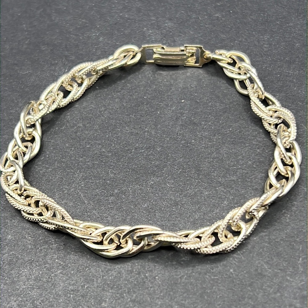 Vintage Germany light gold tone bracelet